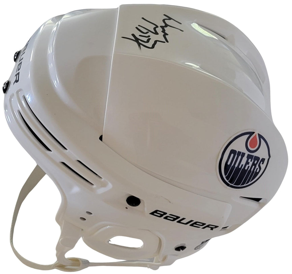 Wayne Gretzky Signed Oilers Full Size Hockey Helmet Exact Proof COA.Autographed