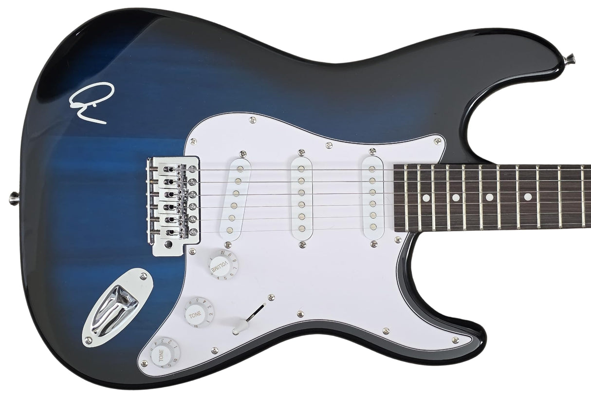 Rivers Cuomo Signed Full Size Electric Guitar COA Exact Proof Autographed Weezer