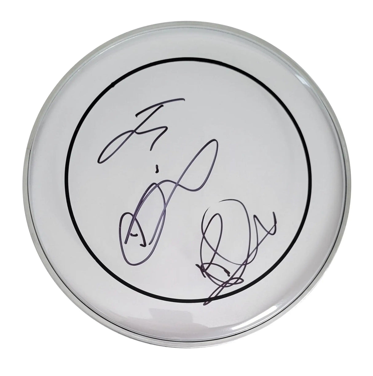 The Struts Band Signed 10'' Drumhead COA Proof Autographed Luke Spiller Jed Elliott Gethin Davies.