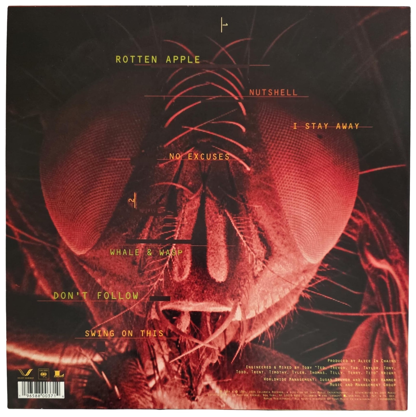 Sean Kinney Mike Inez Signed Alice In Chain Jar of Flies Album Proof Autographed Vinyl Record Alice In Chains