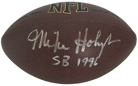 Mike Holmgren Signed Football Proof COA Autographed Seahawks Packers