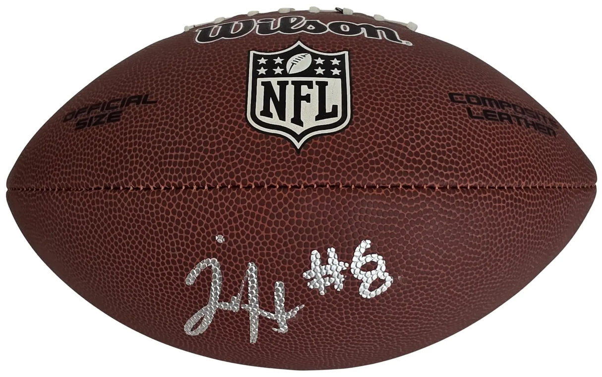 Jaycee Horn Signed Football Proof COA Autographed Carolina Panthers SC Gamecocks