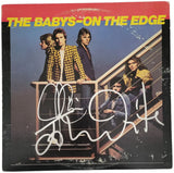 John Waite Jonathan Cain Signed The Babys On The Edge Album COA Proof Autographed Vinyl Record