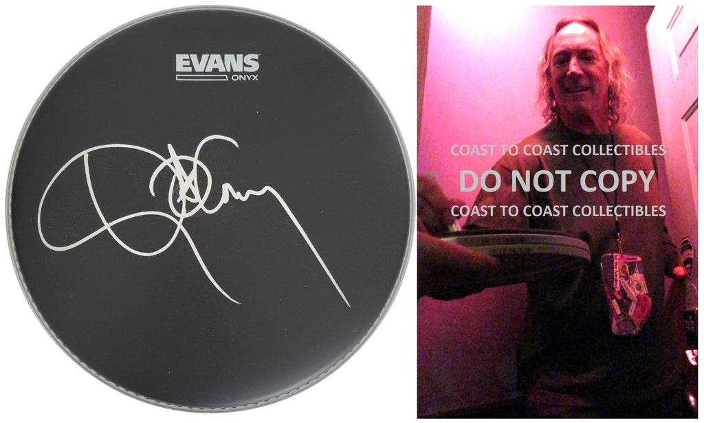 Danny Carey Tool Drummer Signed 12'' Drumhead COA Exact Proof Autographed Star