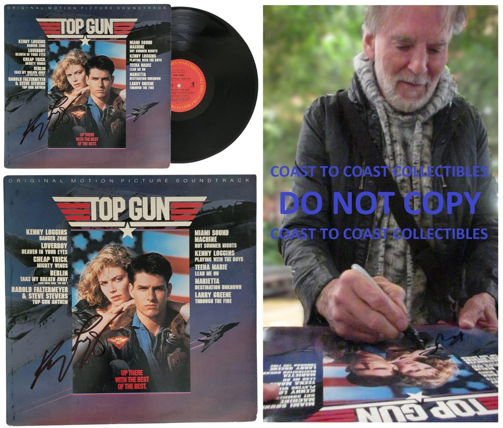 Kenny Loggins Signed Top Gun Album COA Exact Proof Autographed Vinyl Record