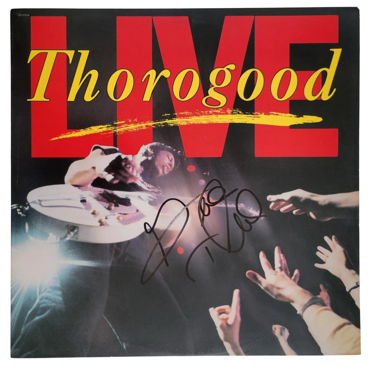 George Thorogood Signed Thorogood Live Album COA Proof Autographed Vinyl Record