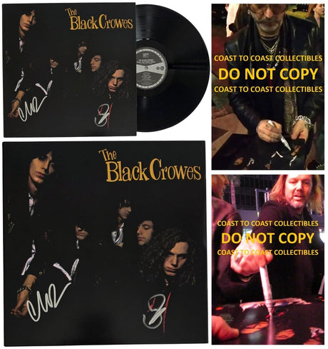 The Black Crowes Signed Shake your Money Maker Album COA Proof Autographed Vinyl Record