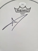 Andy Hurley Fall Out Boy Drummer Signed Drumhead JSA COA Autographed