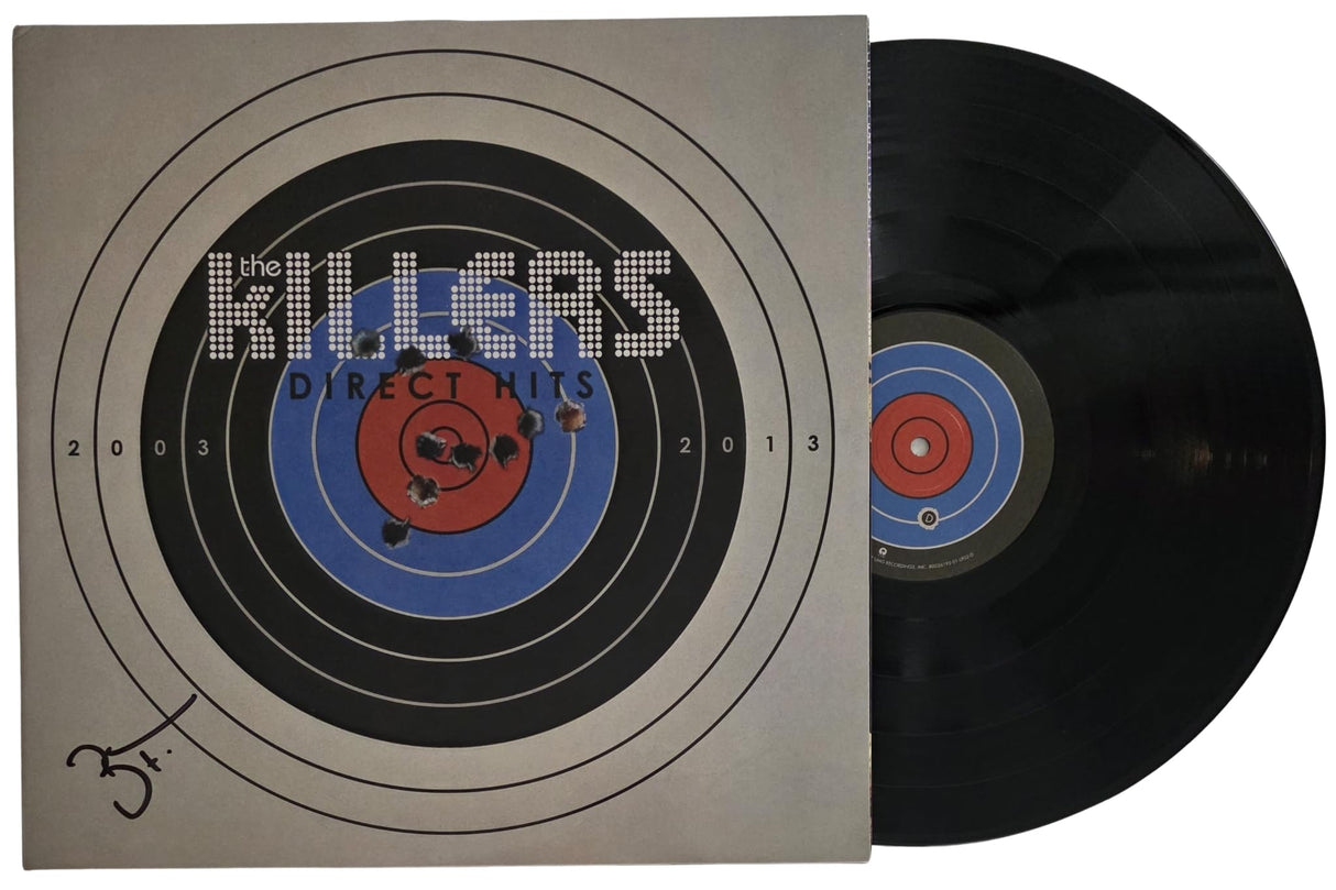 Brandon Flowers Signed The Killers Direct Hits Album COA Proof Autographed Vinyl Record