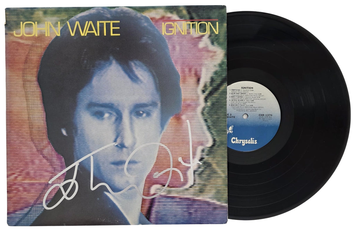 John Waite Signed Ignition Album COA Exact Proof Autographed Vinyl Record