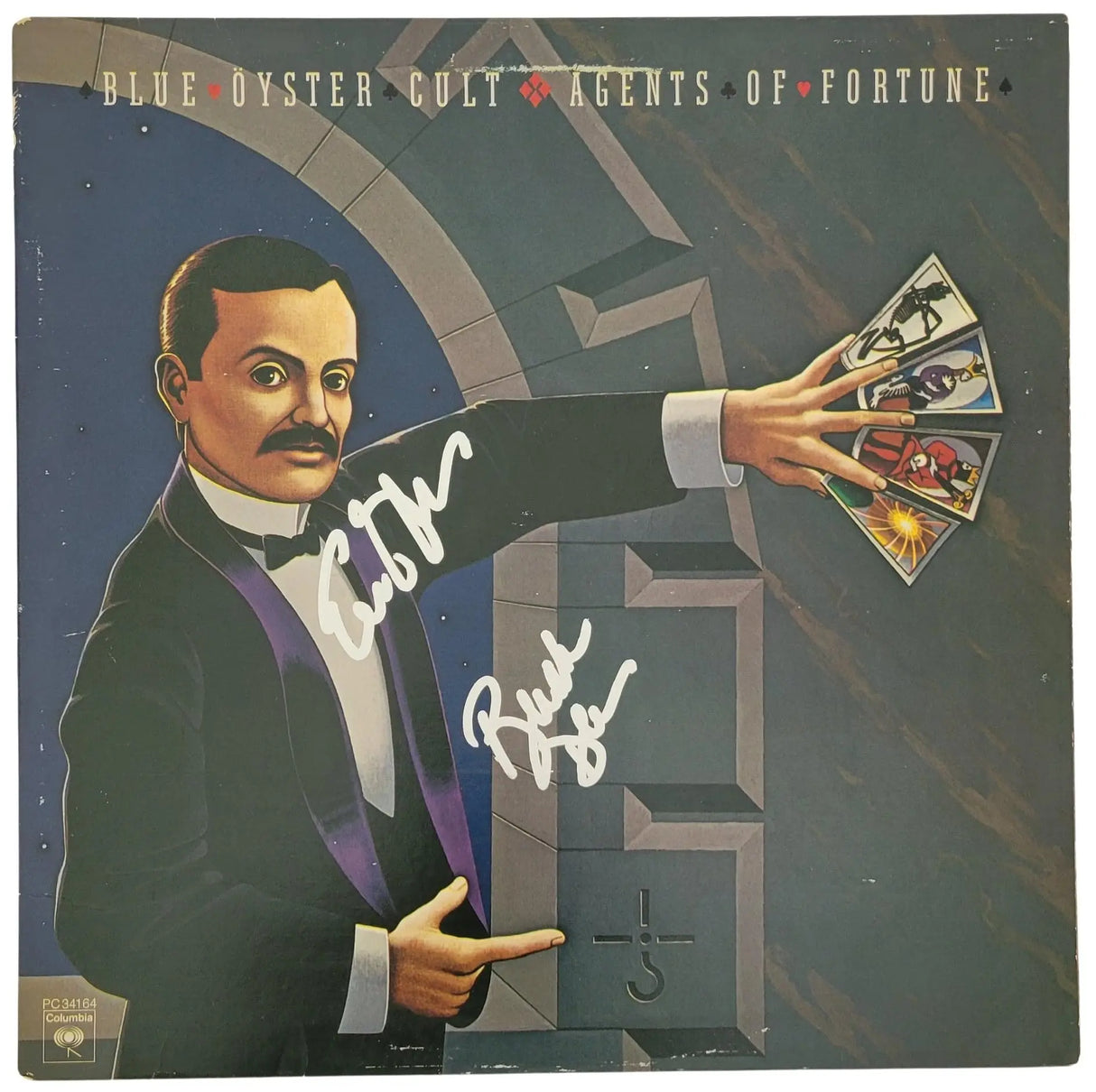 Buck Dharma Eric Bloom Signed Blue Oyster Cult Album COA Proof, Autographed STAR