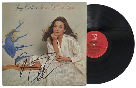 Judy Collins Signed Times of Our Lives Album COA Proof Autographed Vinyl Record