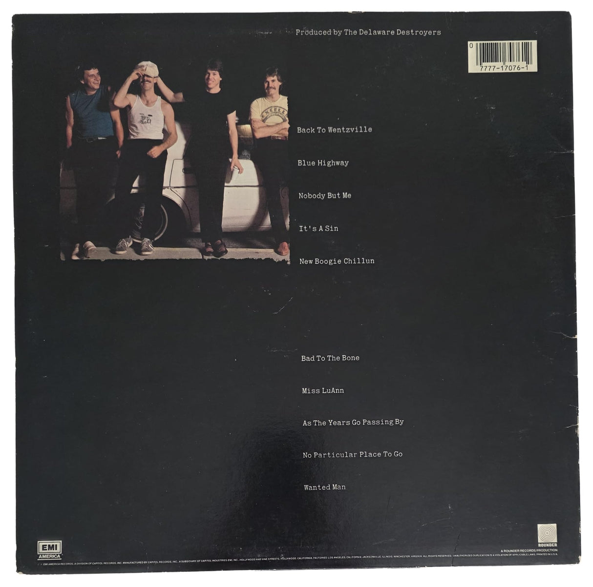 George Thorogood Signed Bad to the Bone Album COA Proof Autographed Vinyl Record