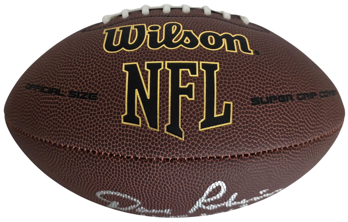 Dave Robinson Signed Football COA Exact Proof Autographed Green Bay HOF Packers