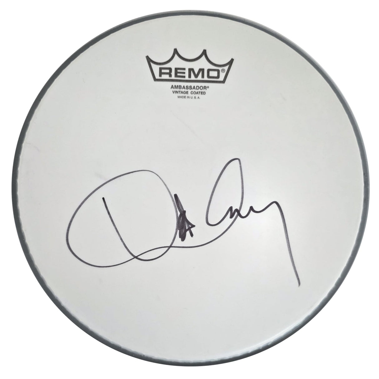 Danny Carey Tool Drummer Signed 10'' Drumhead COA Exact Proof Autographed Remo