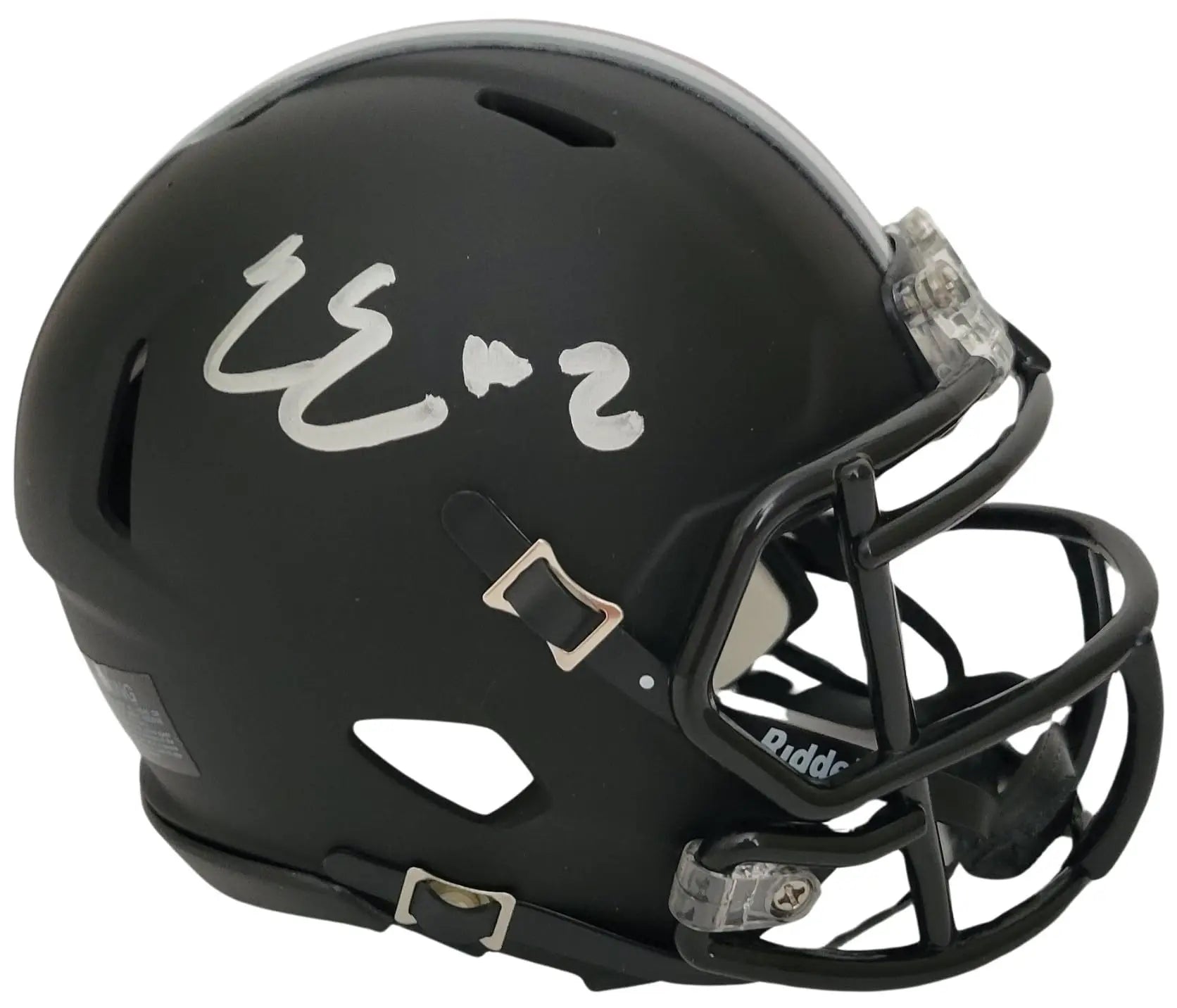 Emeka Egbuka Signed Ohio State Buckeyes Mini Football Helmet Proof COA Autographed..