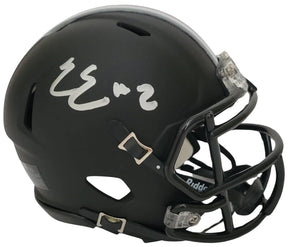 Emeka Egbuka Signed Ohio State Buckeyes Mini Football Helmet Proof COA Autographed..