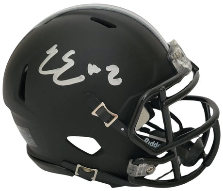 Emeka Egbuka Signed Ohio State Buckeyes Mini Football Helmet Proof COA Autographed..