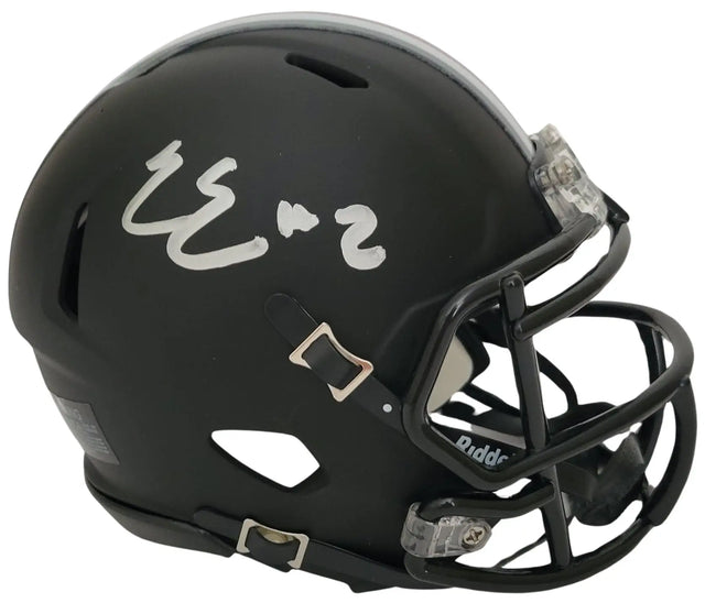 Emeka Egbuka Signed Ohio State Buckeyes Mini Football Helmet Proof COA Autographed..