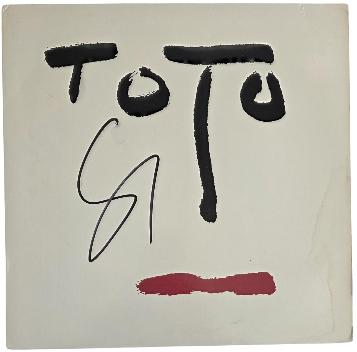 Steve Lukather Signed Toto Turn Back Album COA Proof Autographed Vinyl Record