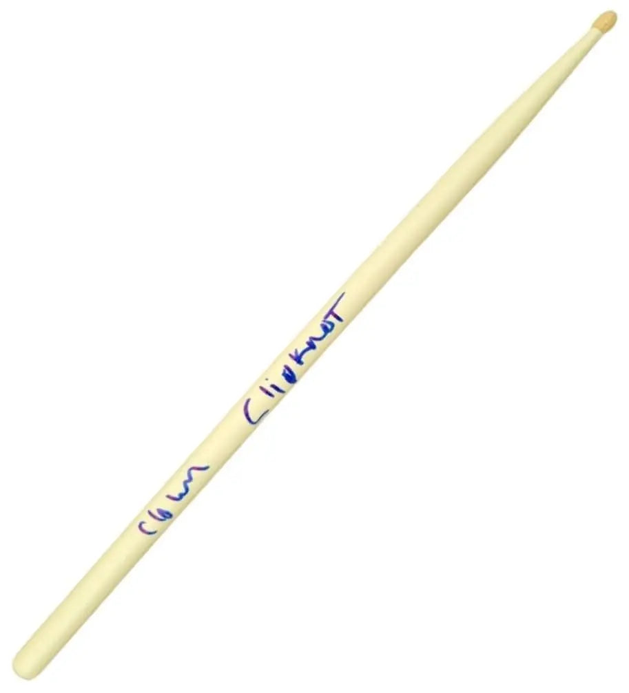 Clown Shawn Crahan Signed Drumstick COA Proof Slipknot Drummer Autographed