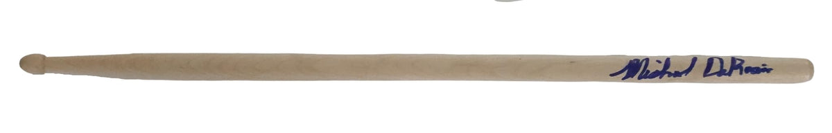 Michael Derosier Heart Drummer Signed Drumstick COA Exact Proof Autographed