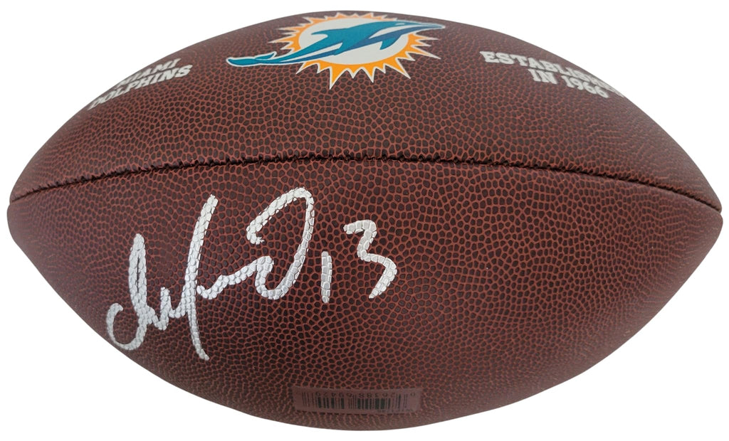 Dan Marino Signed Miami Dolphins Logo Football Exact Proof COA Autographed