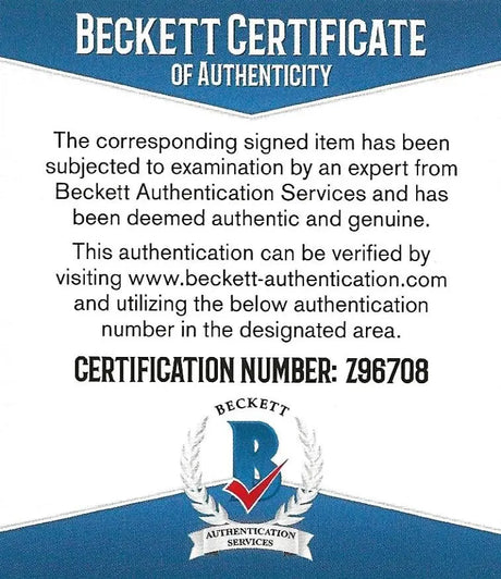 Antonio Gates Signed Duke Football Proof Beckett COA San Diego Chargers