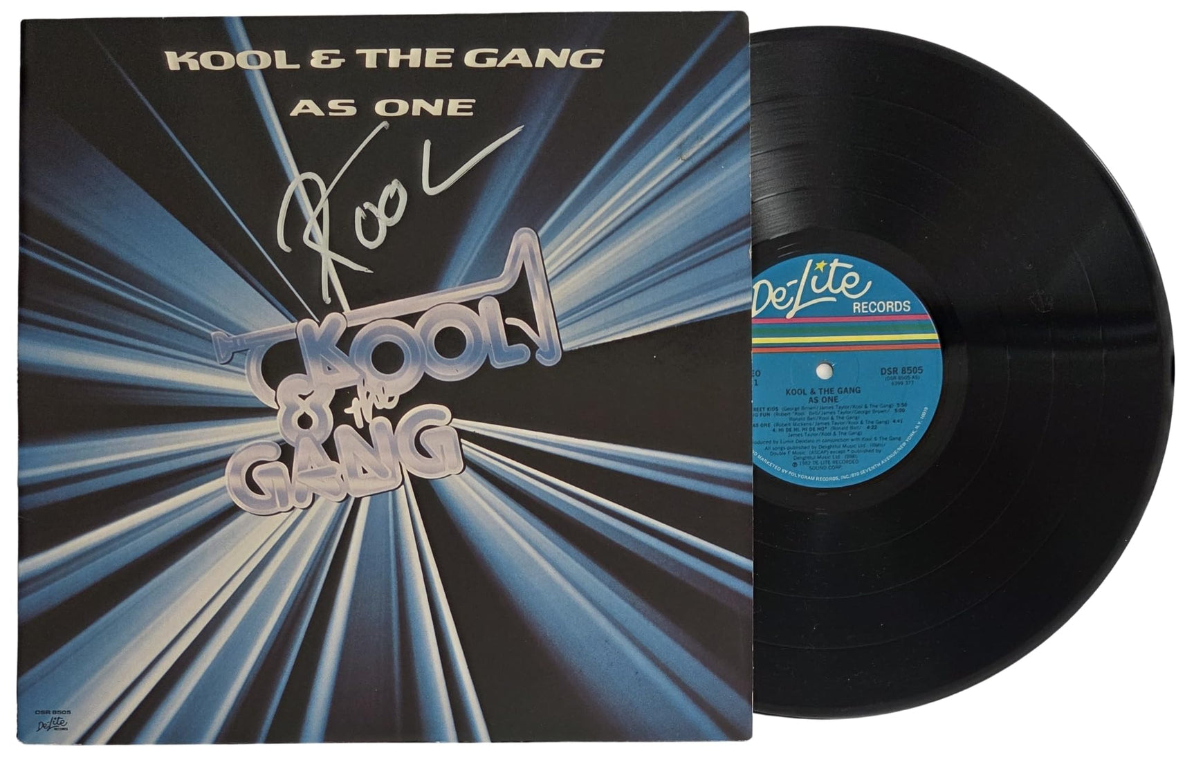 Robert Bell Signed Kool & the Gang As One Album COA Proof Autographed Vinyl Record
