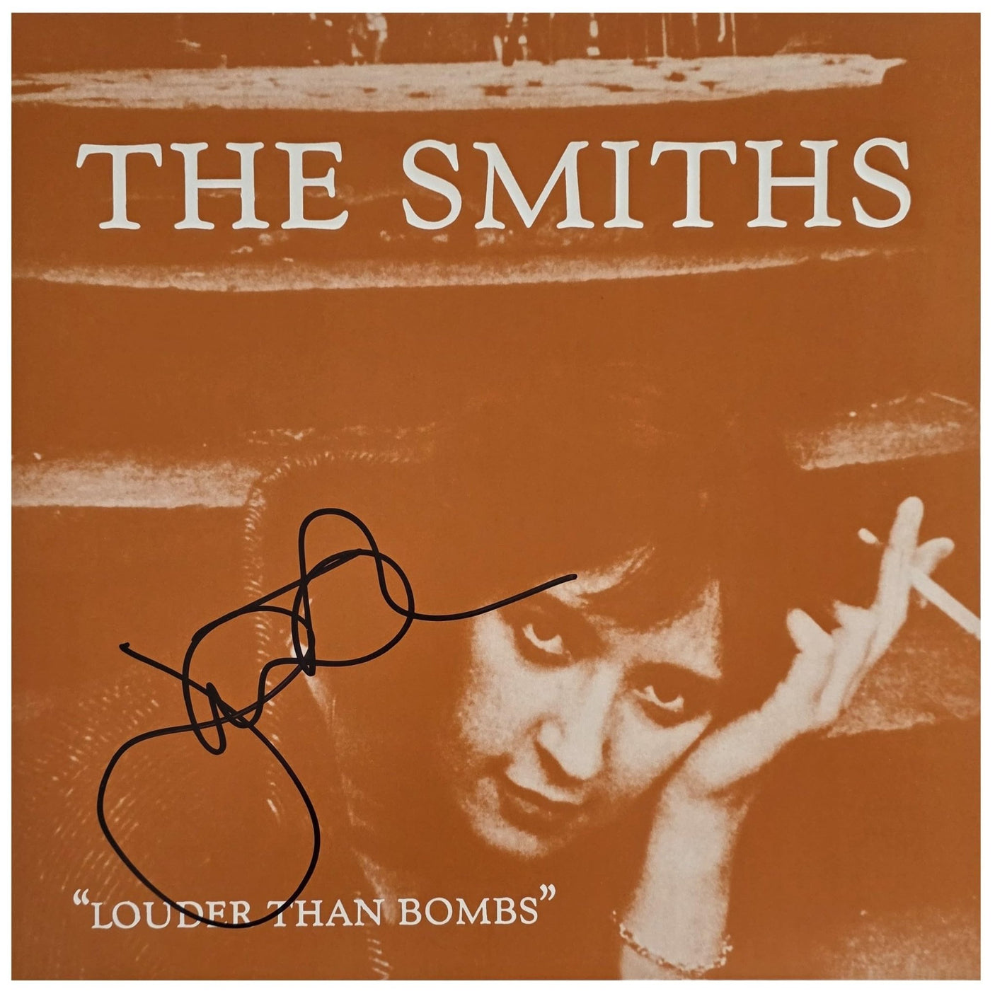 Johnny Marr Signed The Smiths Louder Than Bombs Album COA Proof Autographed Vinyl Record