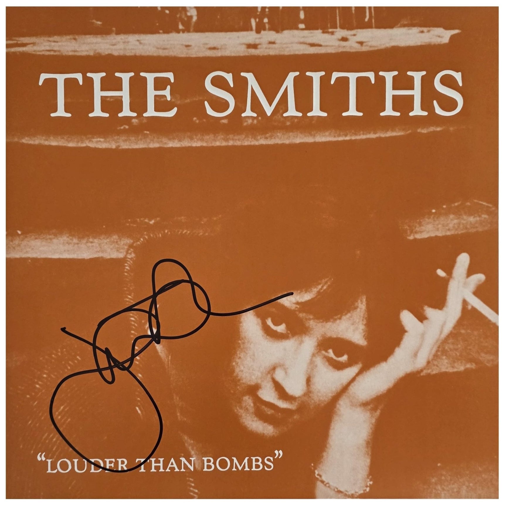 Johnny Marr Signed The Smiths Louder Than Bombs Album COA Proof Autographed Vinyl Record