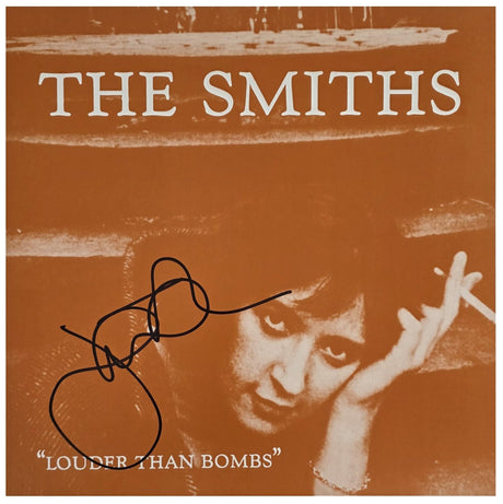 Johnny Marr Signed The Smiths Louder Than Bombs Album COA Proof Autographed Vinyl Record