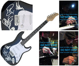 Robin Zander,Rick Nielsen,Tom Peterson Signed Full Size Electric Guitar COA Proof Cheap Trick