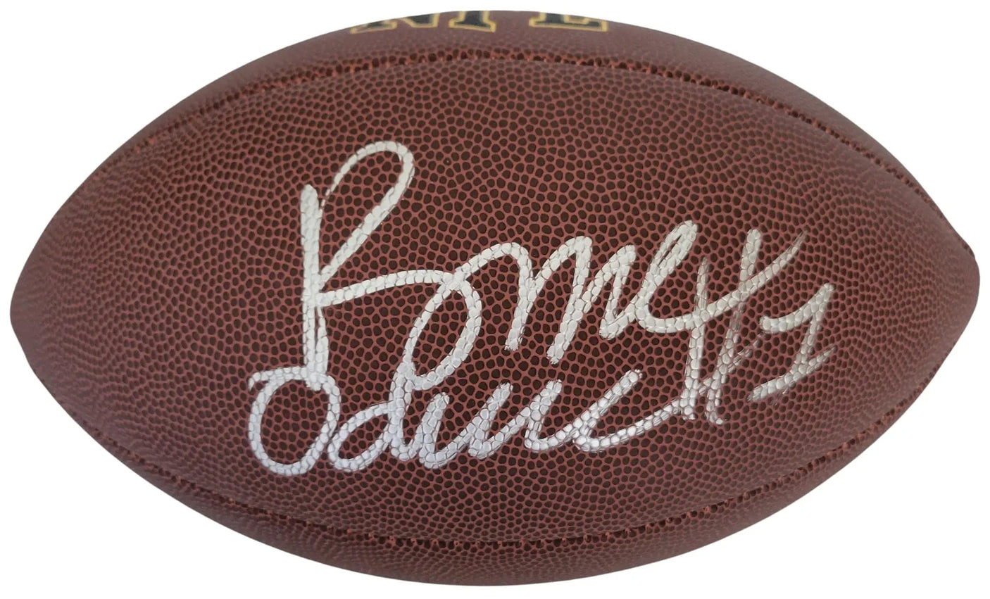 Rome Odunze Signed Football Proof COA Autographed Washington Huskies