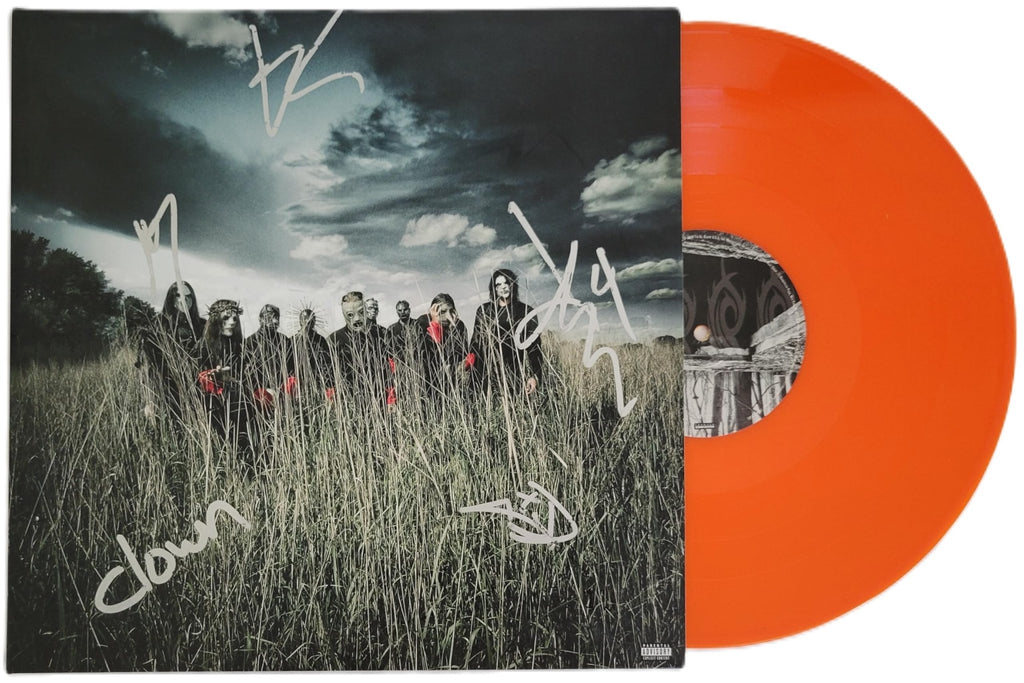 Slipknot Metal Band Signed All Hope Is Gone Album COA Exact Proof Autographed Vinyl Record