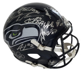2025 Seahawks Team Signed Full Size Helmet COA Proof Autographed Seattle Seahawks