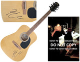 Kenny Signed Full Size Acoustic Guitar COA Exact Proof Autographed Kenny Chesney