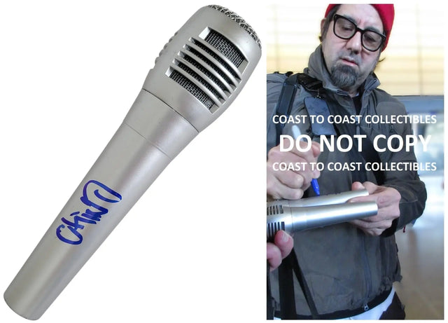 Chino Moreno Signed Microphone Autographed Mic COA Exact Proof Deftones Crosses