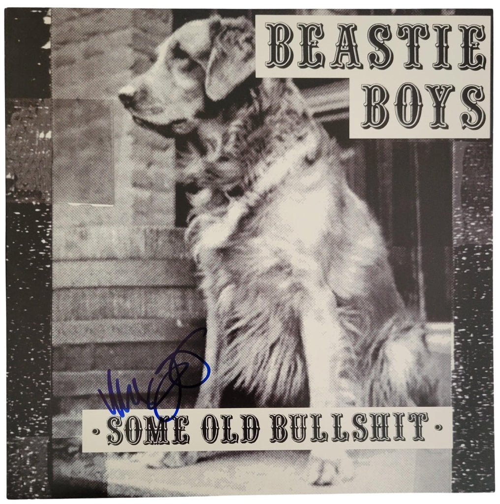 Mike Diamond Signed Beastie Boys Some Old Bullshit Album Proof COA Autographed Vinyl Record