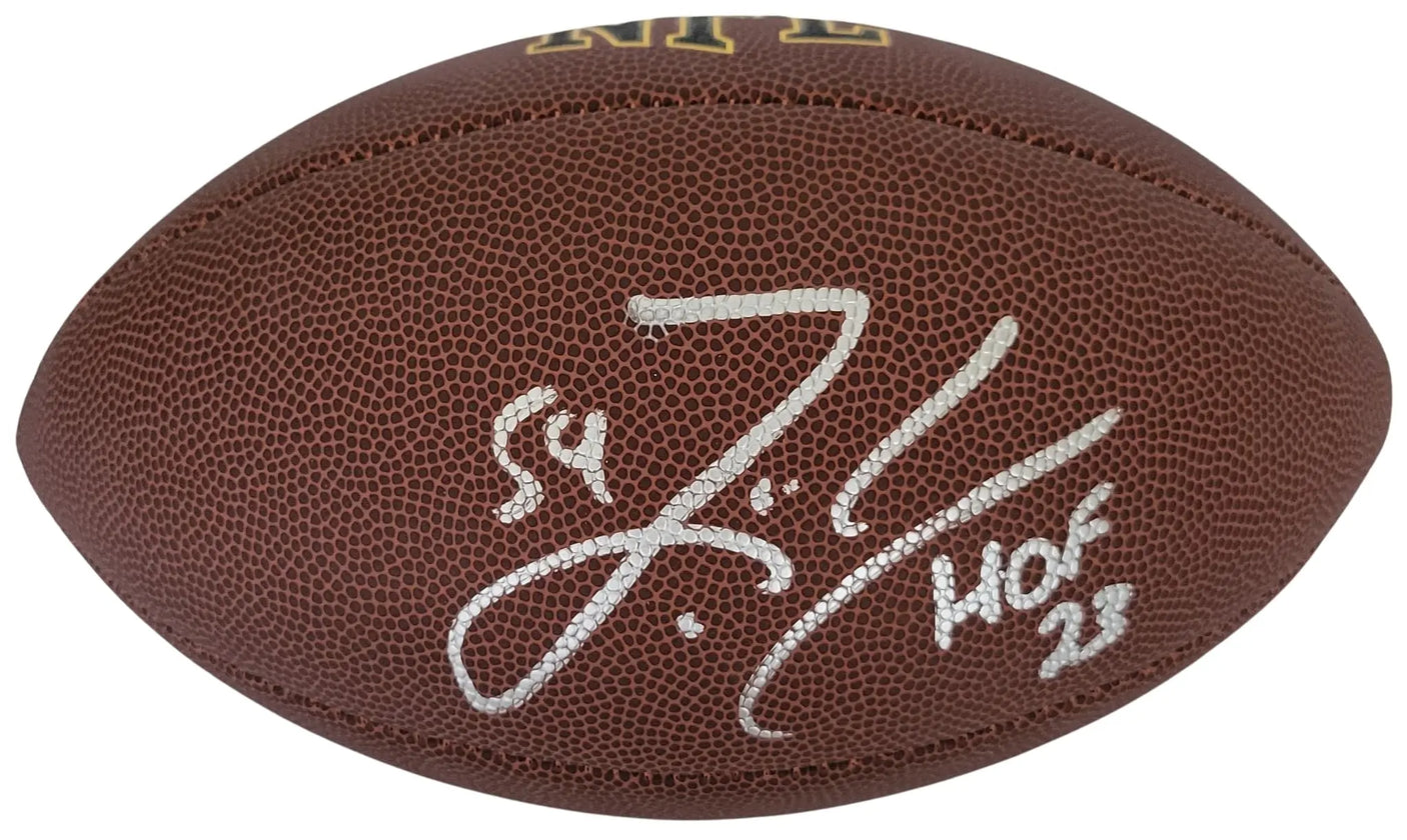 Zach Thomas Signed Football Proof COA Autographed Miami Dolphins Texas Tech