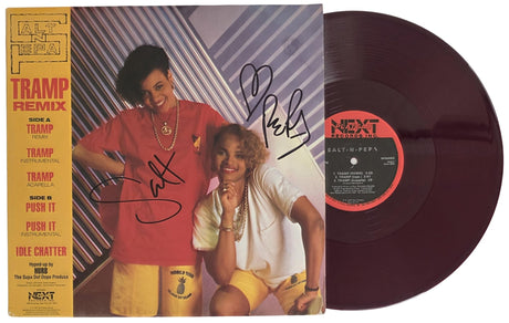 Salt - N - Pepa Signed Tramp Album COA Exact Proof Autographed Vinyl Record