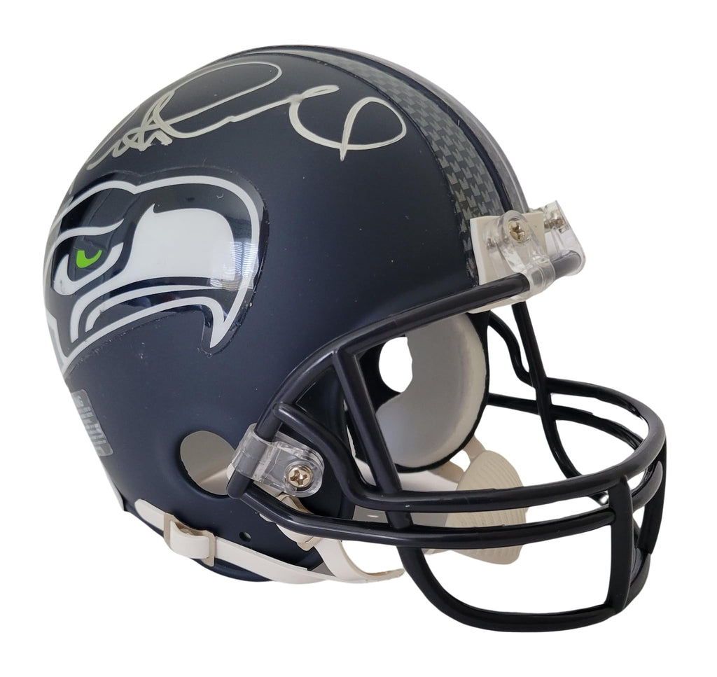 Pete Carroll Signed Seahawks Mini Football Helmet Proof COA. Autographed