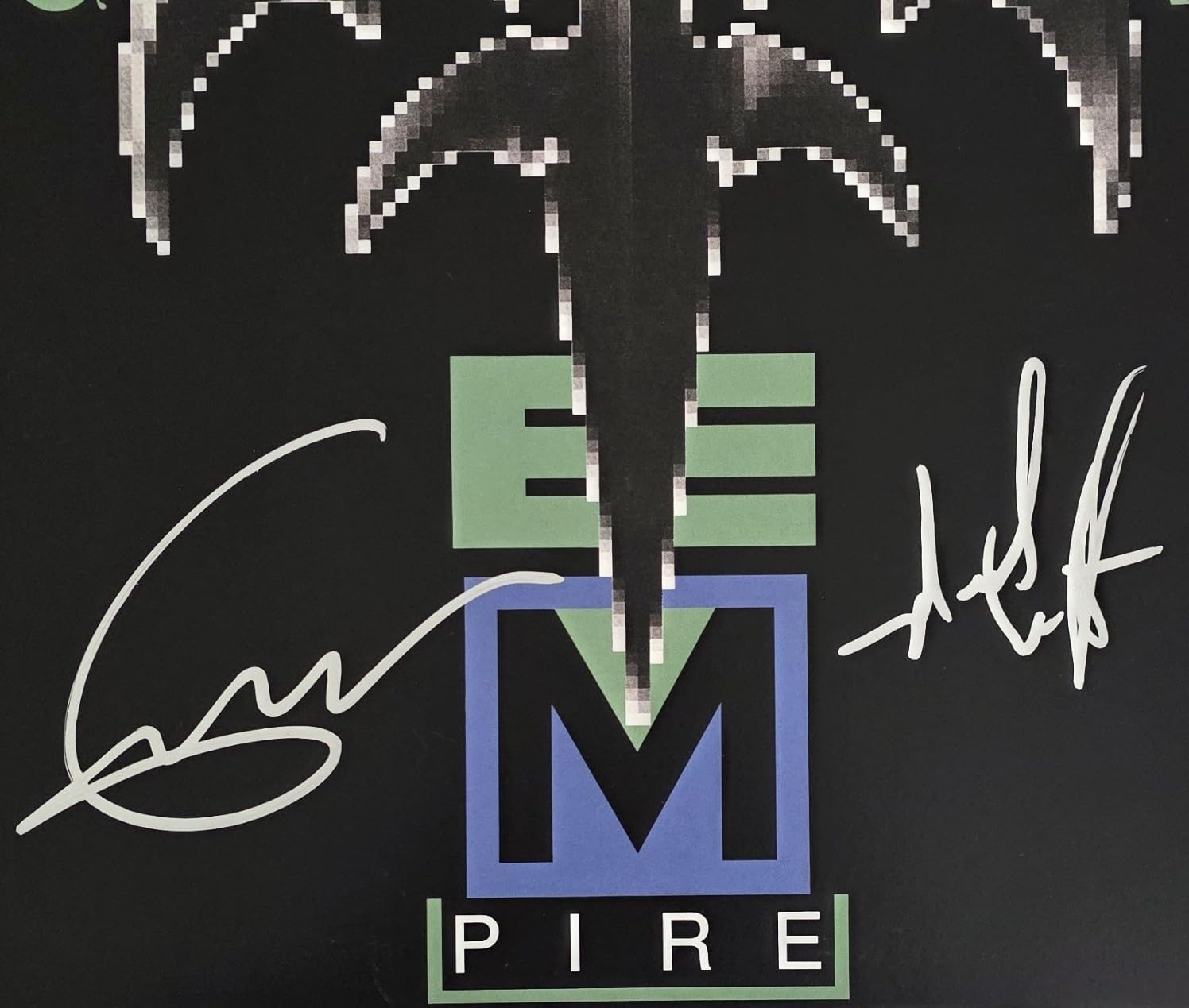 Geoff Tate Signed Queensryche Empire Album COA Proof Autographed Vinyl Record Michael Wilton
