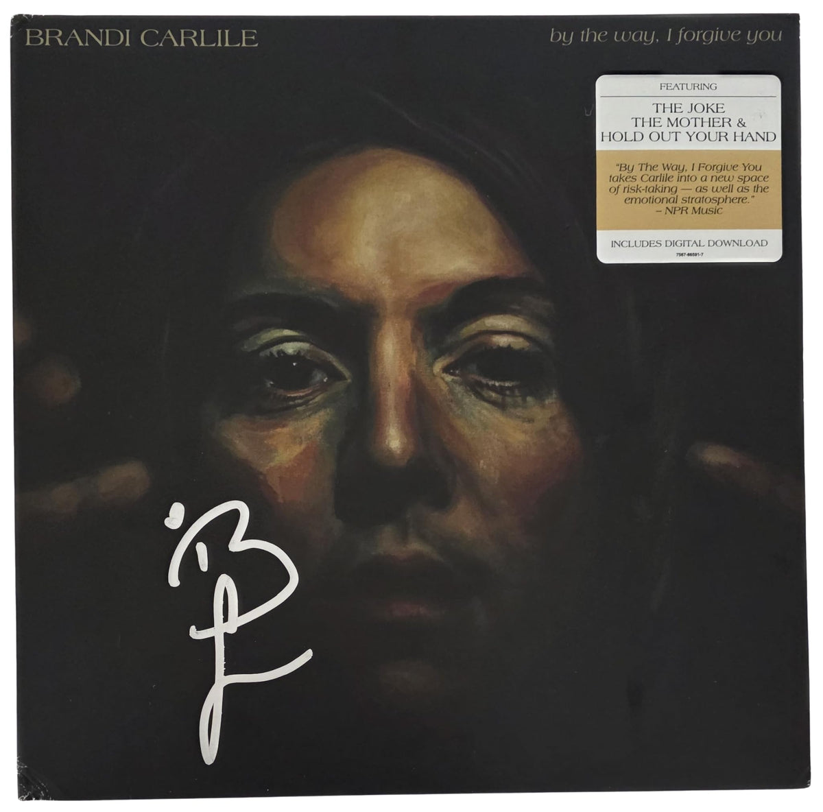 Brandi Carlile Signed By the Way I Forgive You Album Proof COA Autographed Vinyl Record
