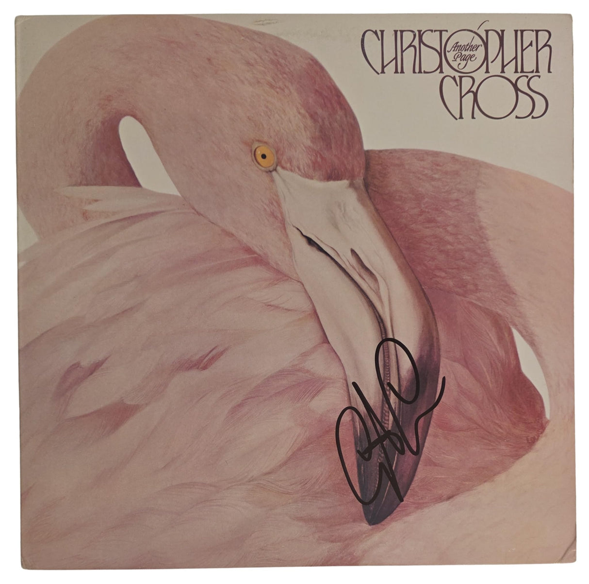Christopher Cross Signed Another Page Album COA Proof Autographed Vinyl Record