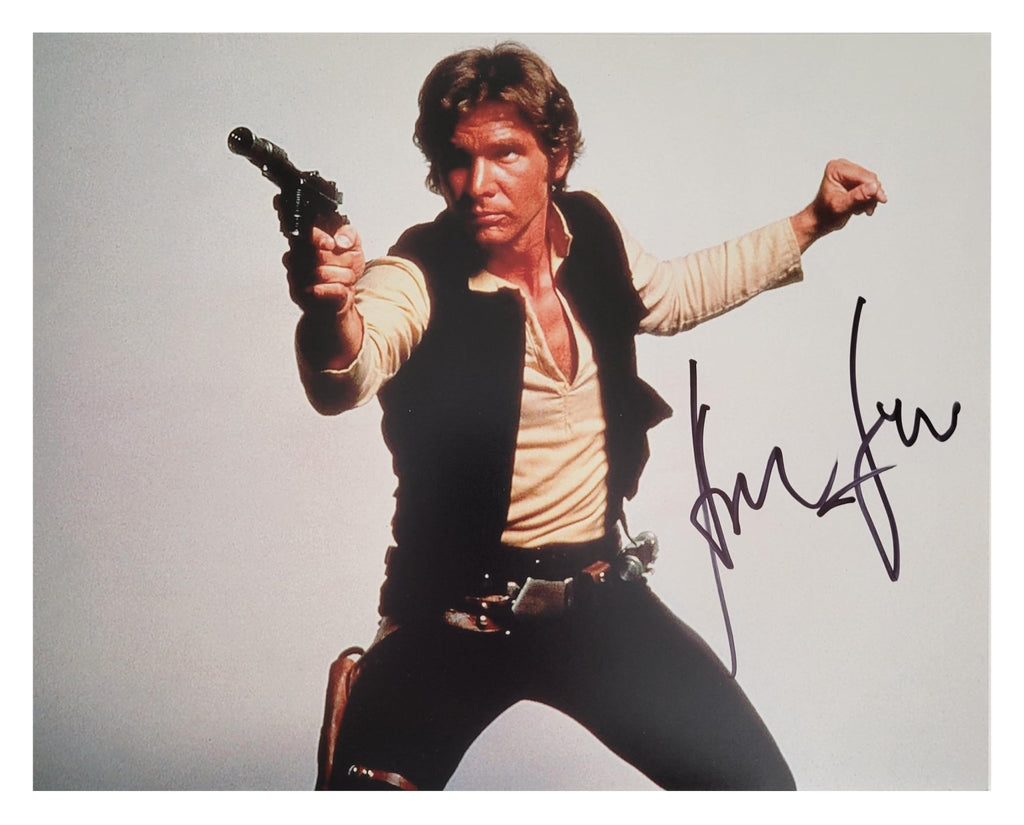 Harrison Ford Signed Star War Han Solo 11x14 Photo COA Exact Proof Autographed STAR