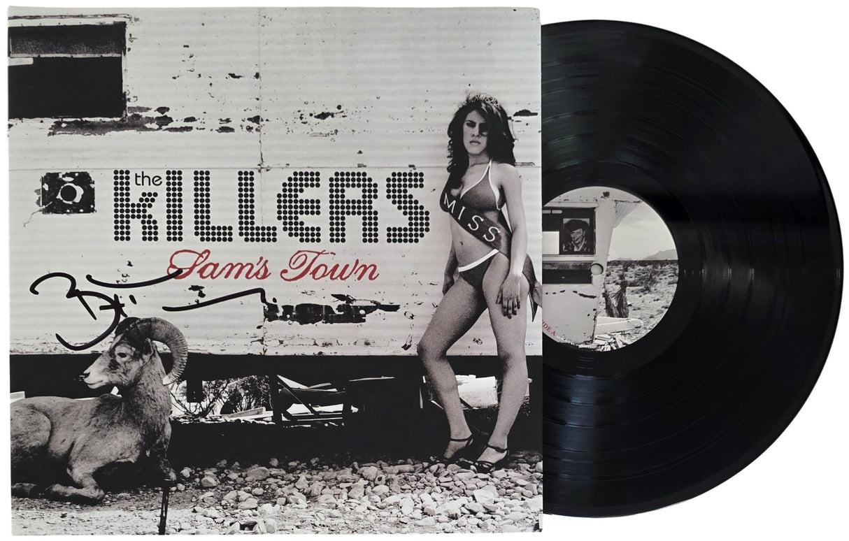 Brandon Flowers Signed The Killers Sams Town Album COA Proof Autographed Vinyl Record