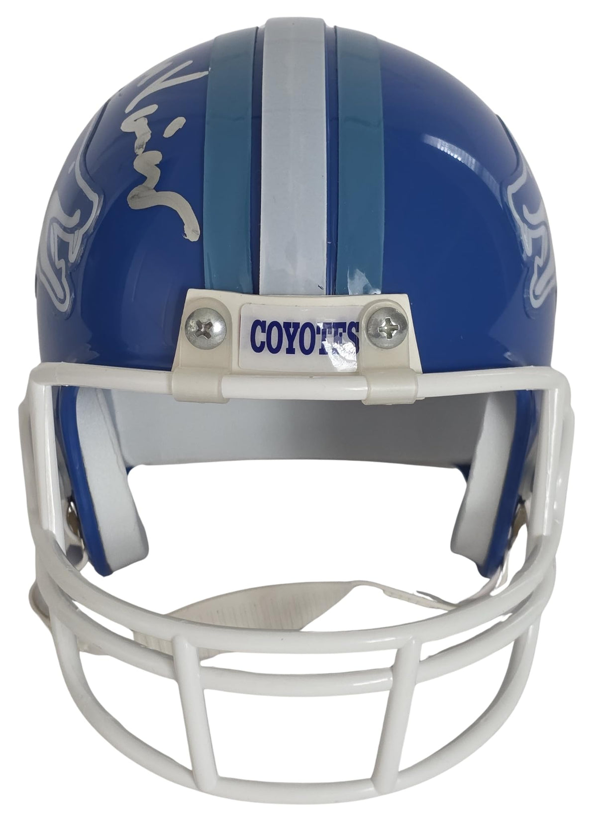 Jon Voight Signed Varsity Blues Texas Coyotes Mini Helmet Proof COA Bud Kilmer STAR