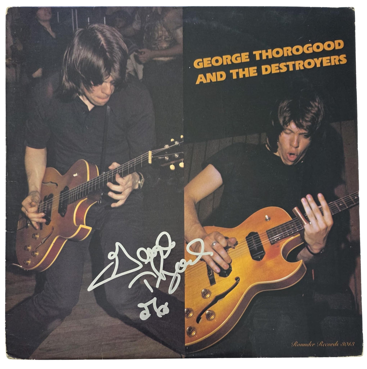George Thorogood Signed Destroyers Album COA Proof Autographed Vinyl Record