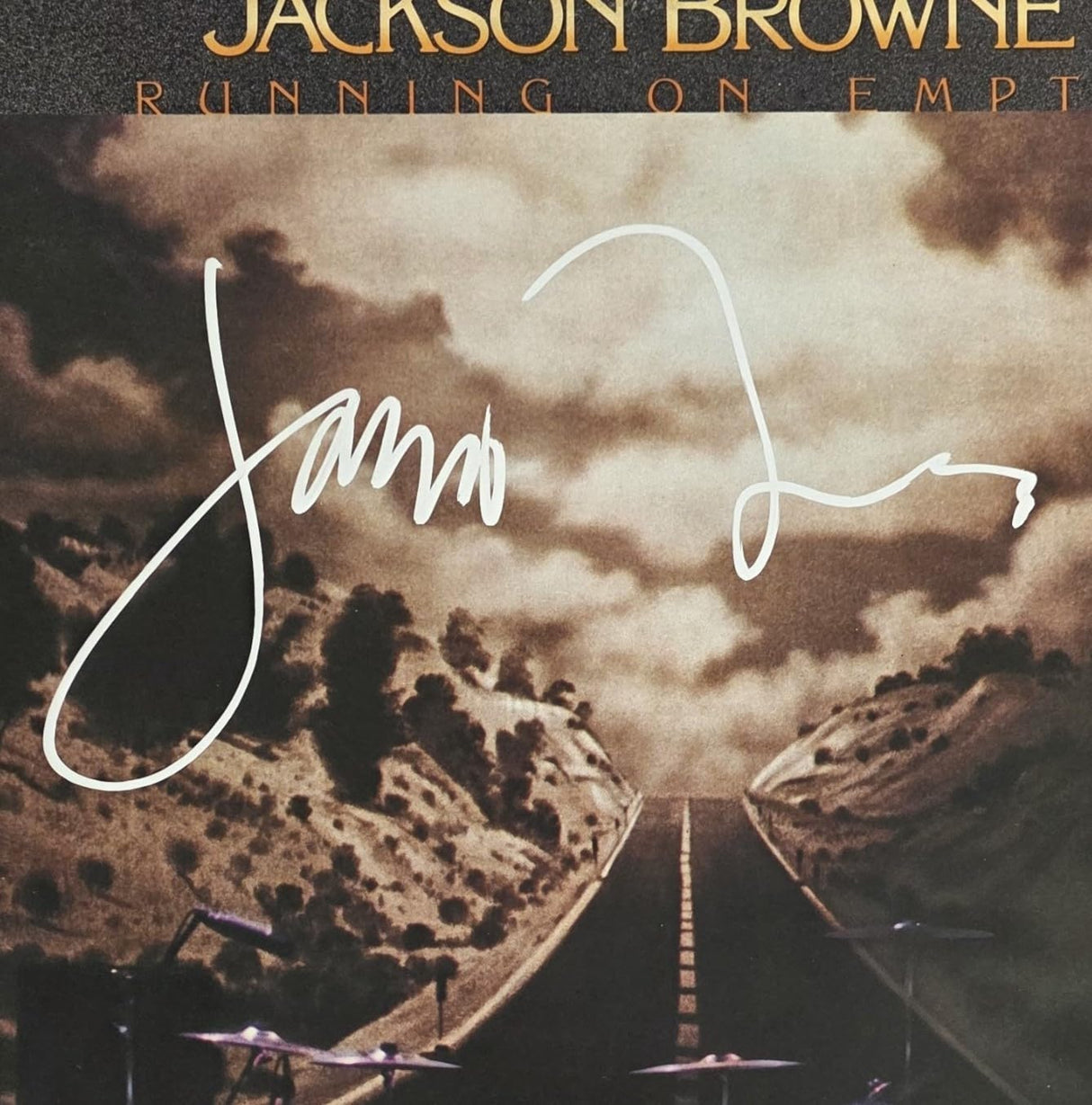 Jackson Browne Signed Running on Empty Album COA Proof Autographed Vinyl Record